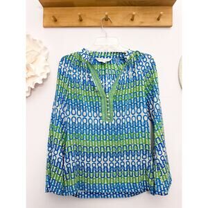 Trina Turk Silk Blouse Size XS